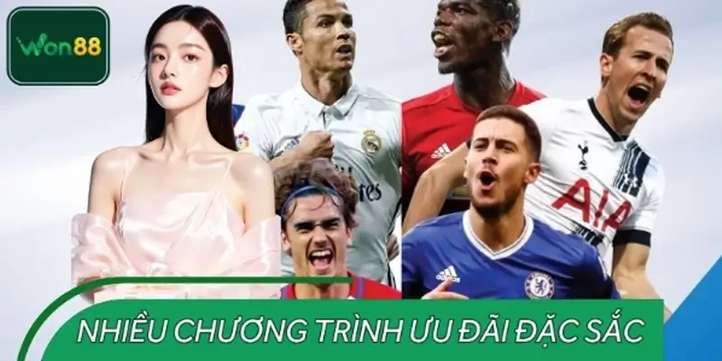 Các dạng khuyến mãi thể thao WON88 phổ biến