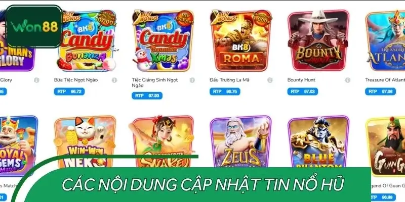 Chi tiết các nội dung cập nhật tin nổ hũ đáng chú ý