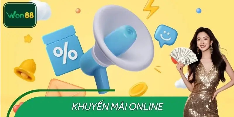 Khuyến Mãi Online – Quà Tặng Và Vòng Quay May Mắn Tại WON88