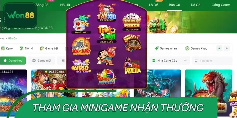 Minigame livestream